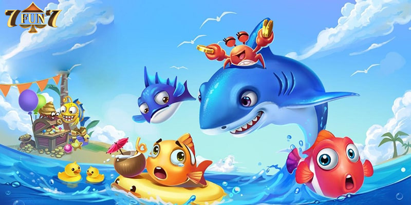 Trải nghiệm bắn cá 7FUN7 với giao diện thiết kế sắc nét